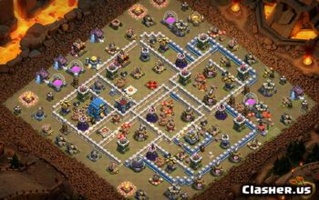 15 Rekomendasi Base TH 12 COC, Musuh Auto Surrender!