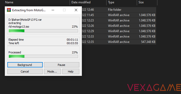 Ekstrak file
