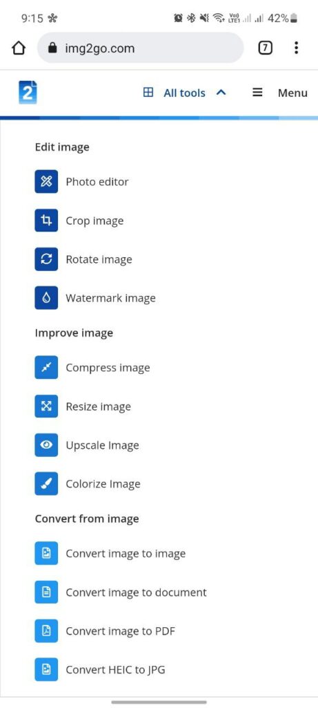 Pilih Menu Resize Image