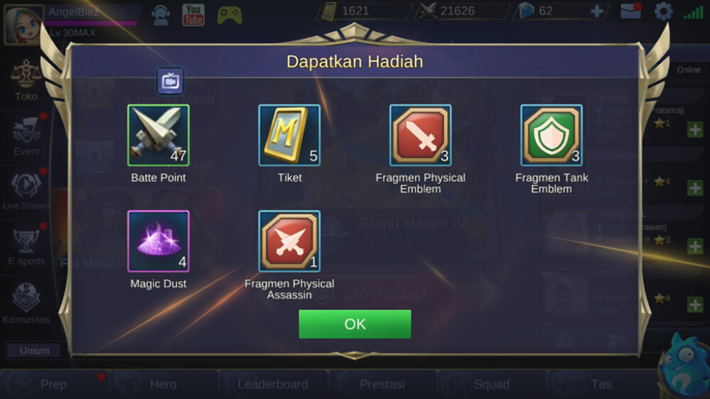 Cara Cepat Dapat Battle Point di Mobile Legends