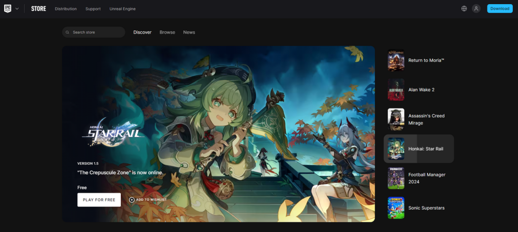 epic games store