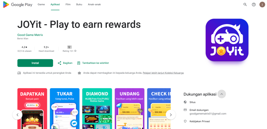 JOYit - Play to earn rewards