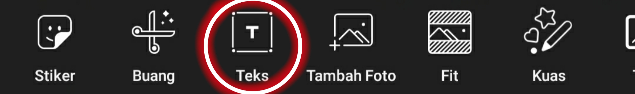 Tambah Teks