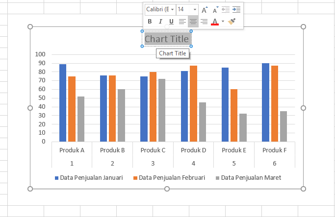 cara membuat grafik microsoft excel