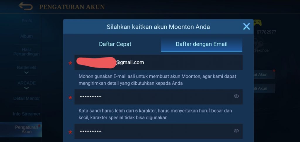 Kamu bisa pilih yang manapun, yang terpenting adalah kamu mengisi dengan jujur pendaftaran tersebut