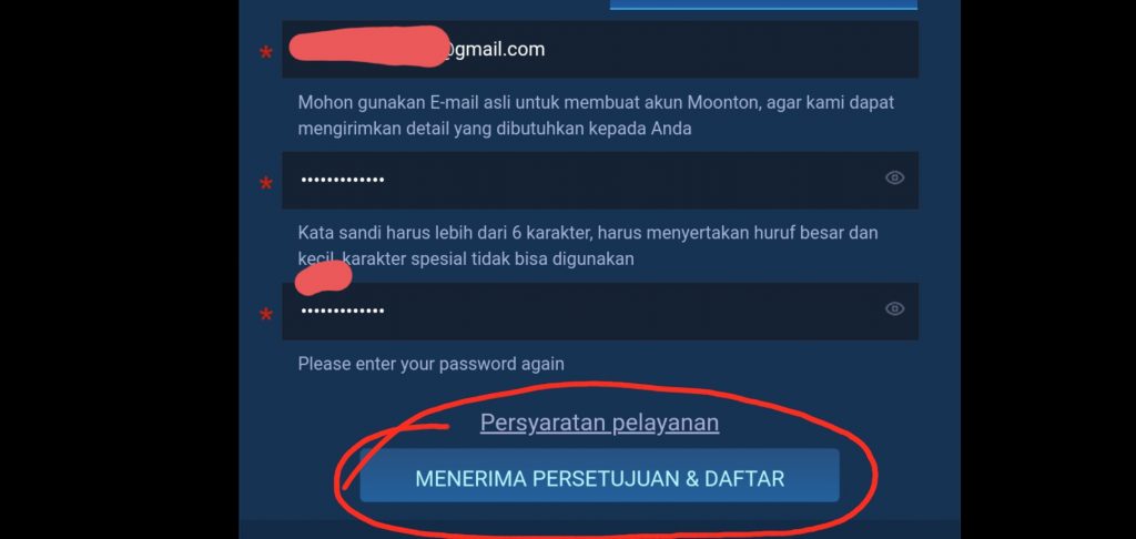 After registering, Moonton will then send an email according to the email you filled in when registering