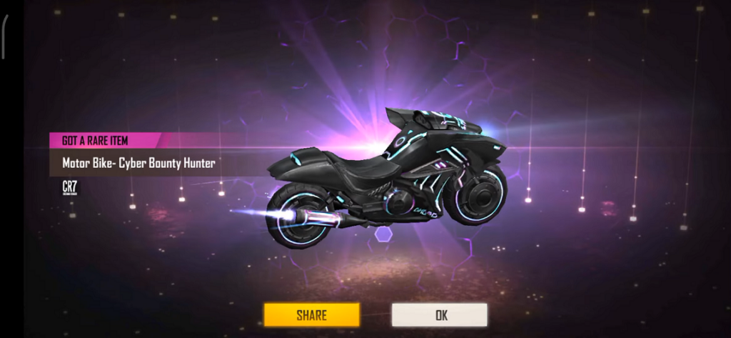 Motor Bike – Cyber Bounty Hunter